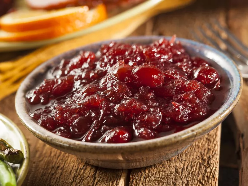 Homemade cranberry sauce