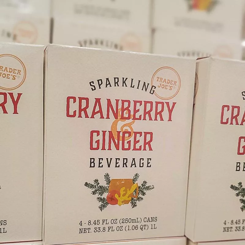 Sparkling Cranberry Ginger Beverage