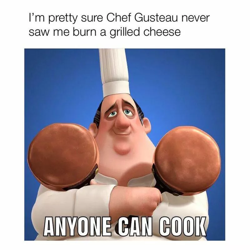 Anyone can cook quote