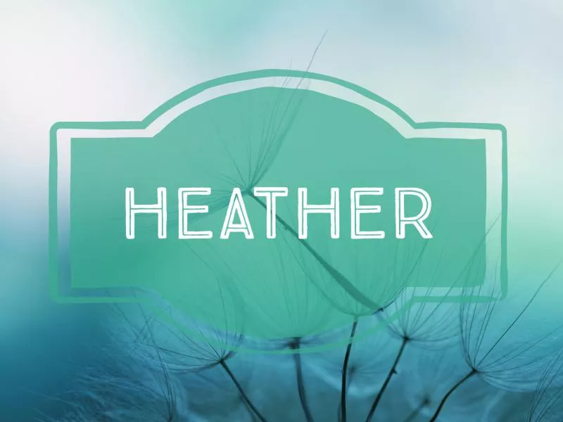 Heather nature-inspired baby name