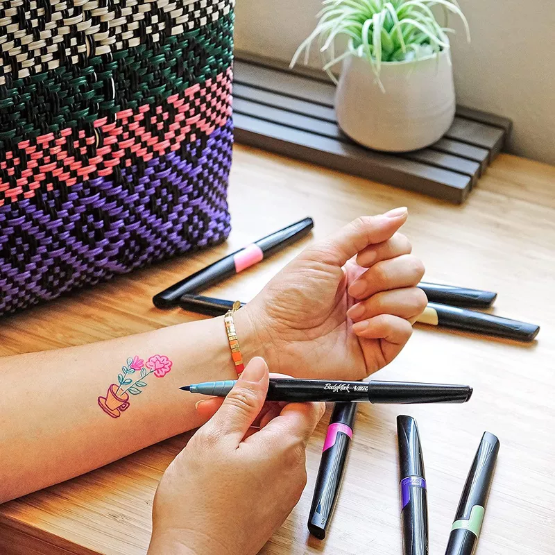 BIC BodyMark Temporary Tattoo Markers for Skin