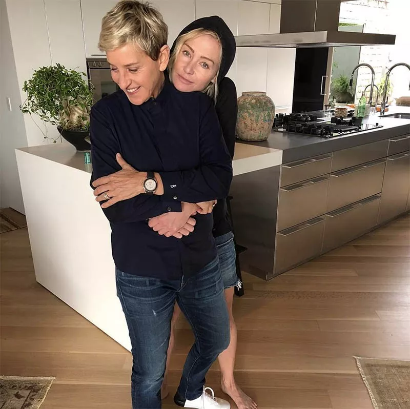 Ellen DeGeneres and Portia De Rossi