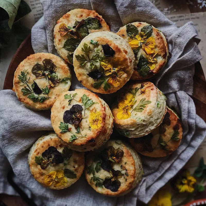 Cheddar Scallion Black Pepper Biscuits