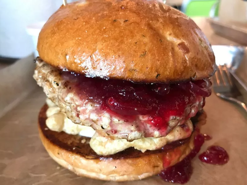 Cranberry Sauce Burgers