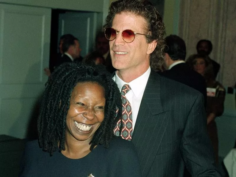 Whoopi Goldberg and Ted Danson