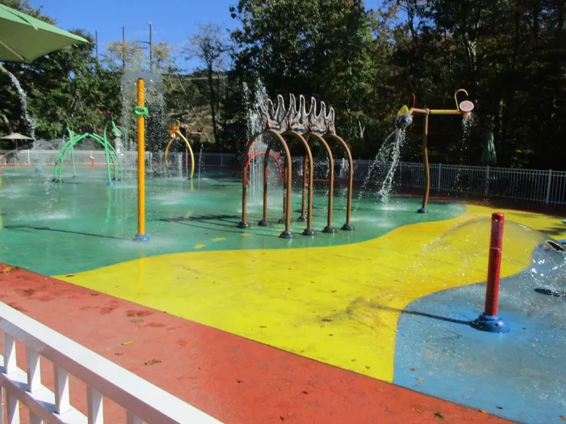 The Dinosaur Place splash pad