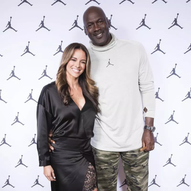 Michael Jordan and Yvette Prieto arrive at event