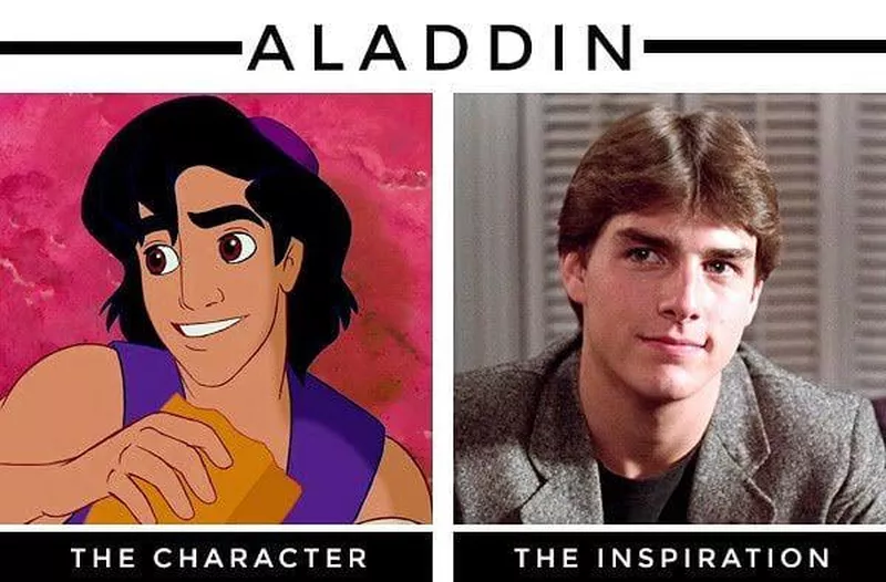 Aladdin and Tom Cruise