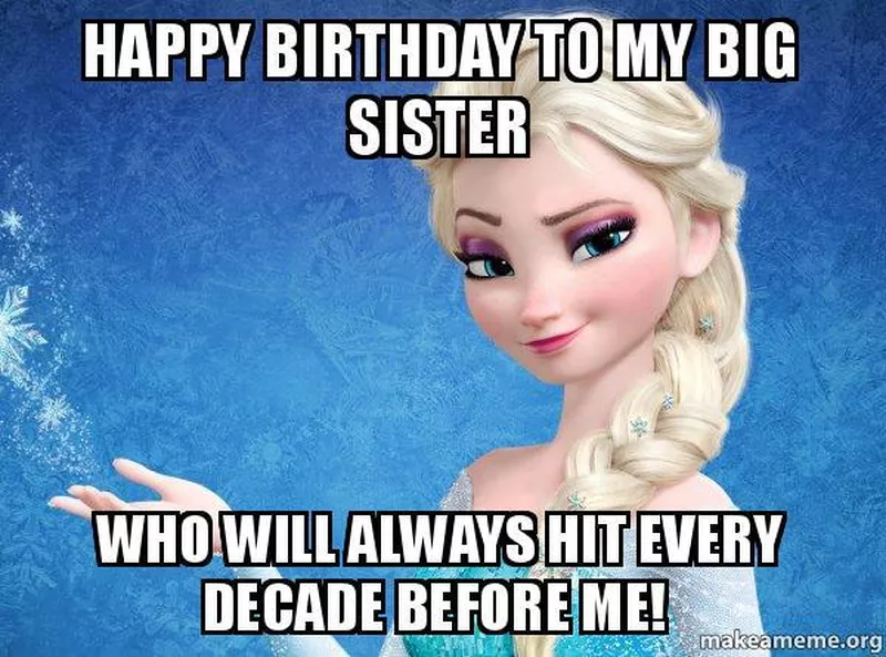 Frozen birthday card