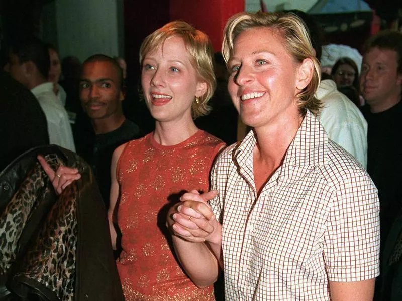 Ellen DeGeneres and Anne Heche