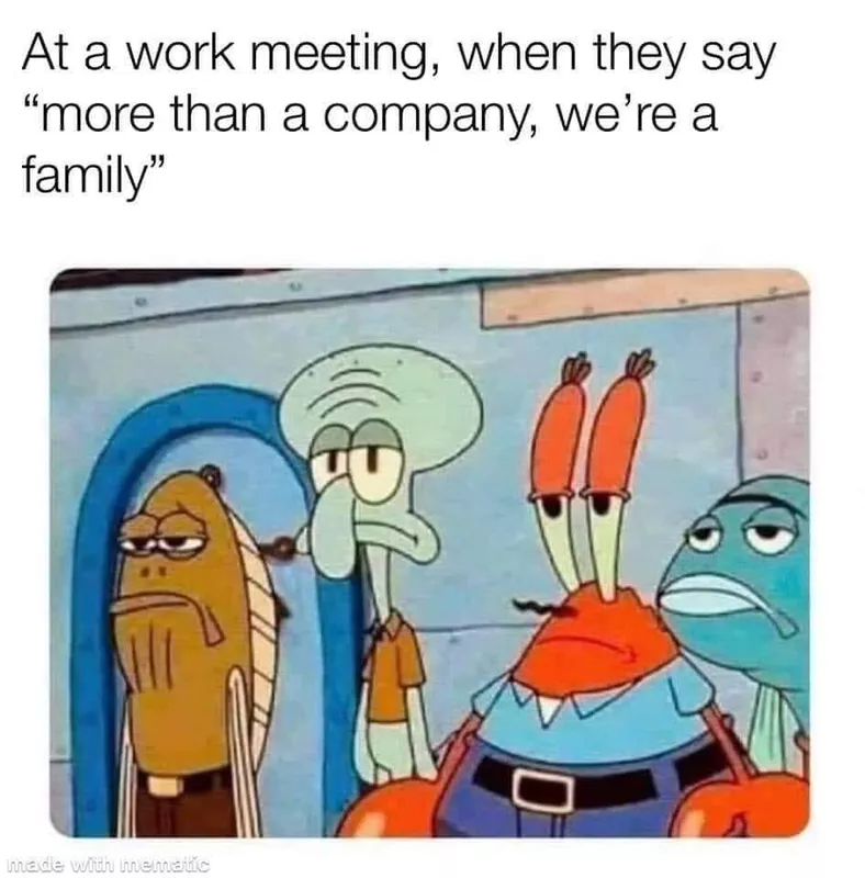 Toxic workplace meme