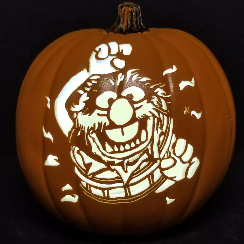 Muppets Animal pumpkin carving