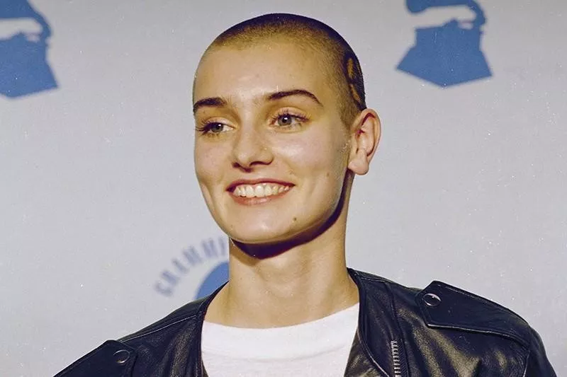 Sinead O’Connor's short hair