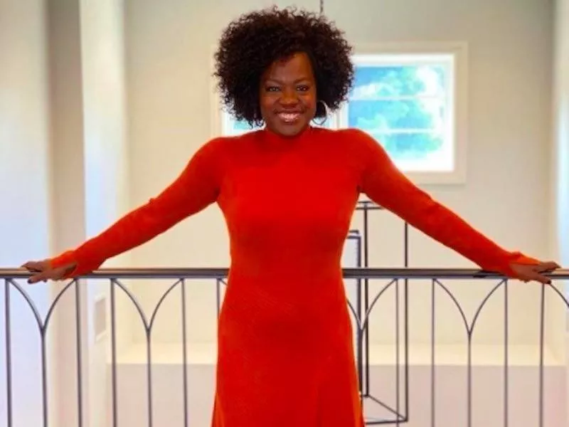 Viola Davis at home