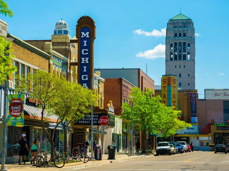 Ann Arbor Downtown Scene