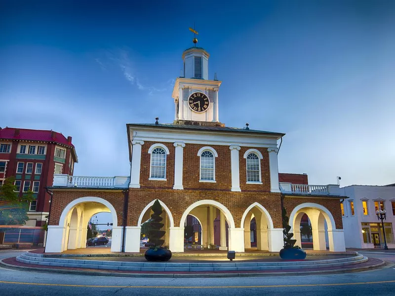 Market House in downtown Fayetteville, North Carolina