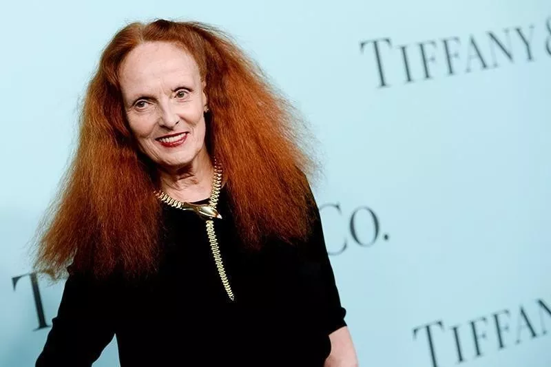 Grace Coddington, former model and creative director at Vogue