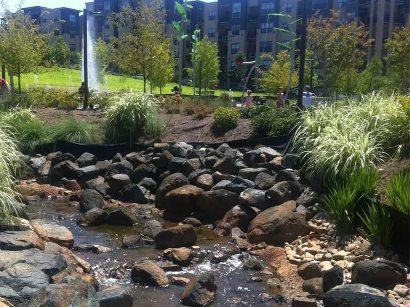 Historic Fourth Ward Park splash pad