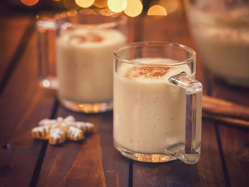 Eggnog at Christmas Time