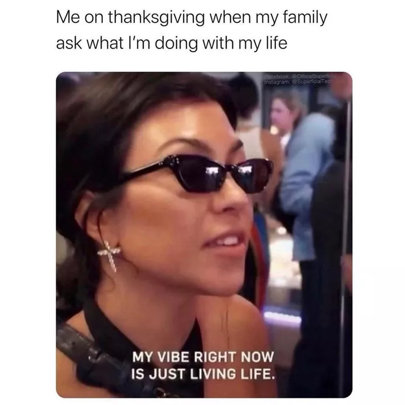 Family living my life meme