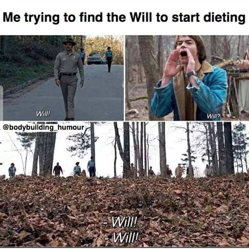 Diet meme from Stranger Things