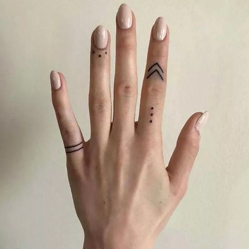 Simple Hand Tattoo