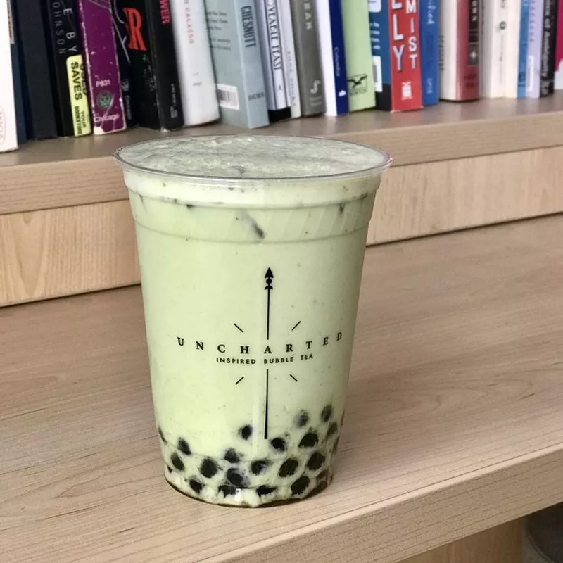 Uncharted matcha milk tea