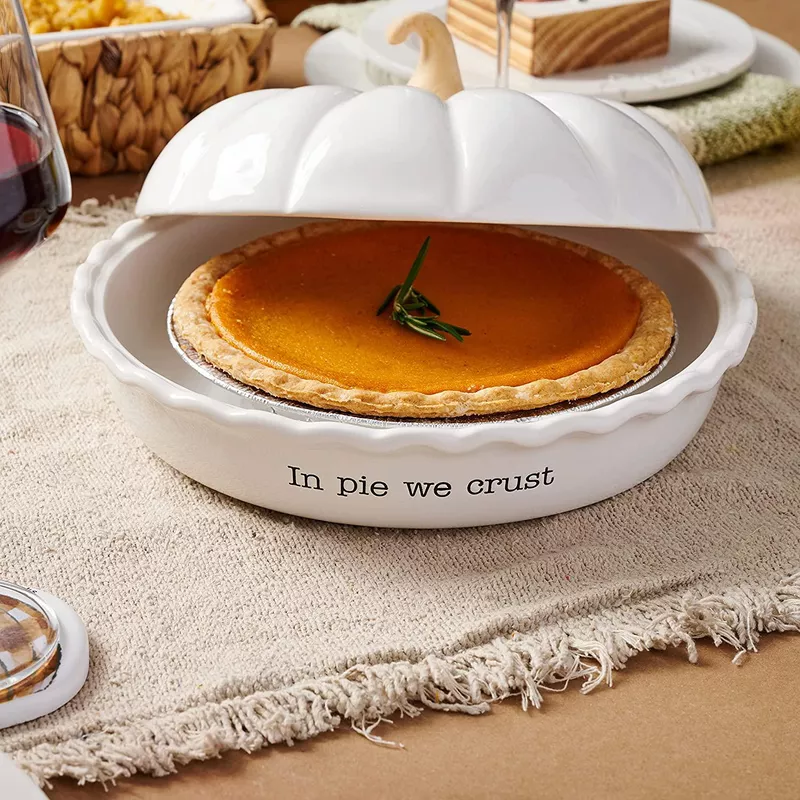 Mud Pie Circa Pumpkin Pie Dish Set