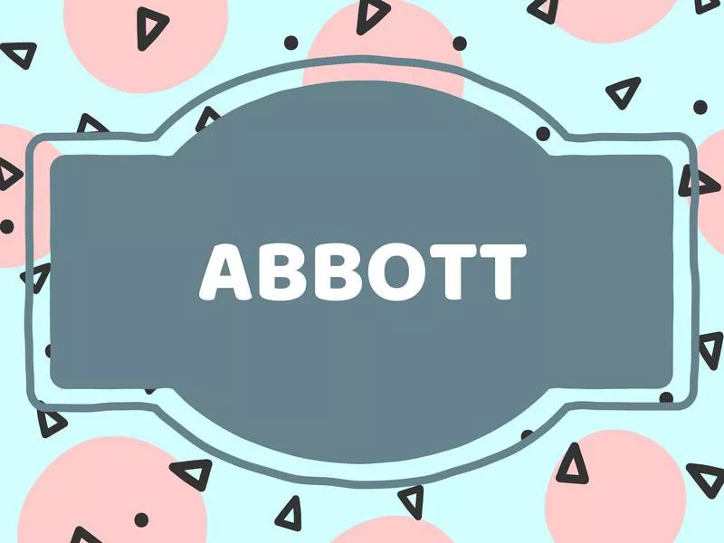 Unique Baby Boy Names: Abbott