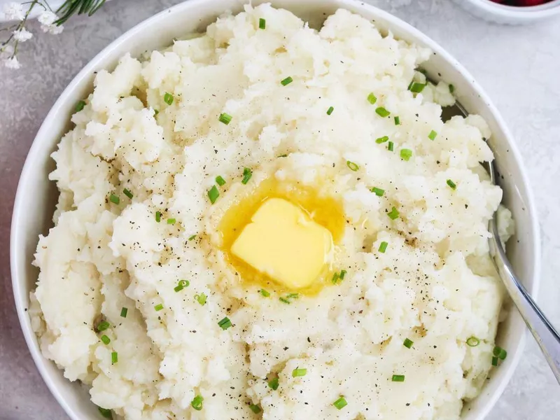 Buttery mashed potatoes