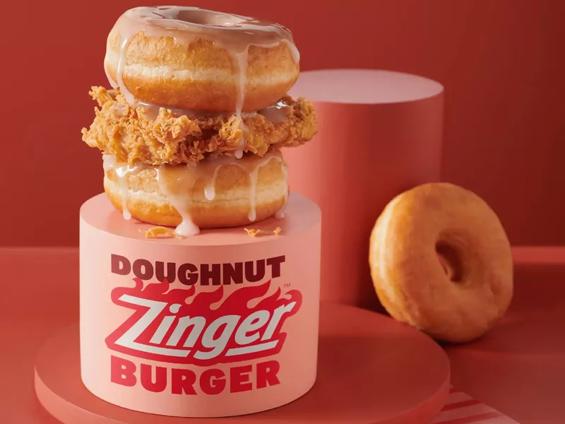 KFC Doughnut Zinger Burger