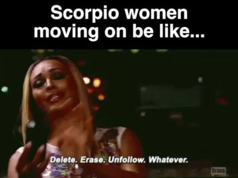 Scorpio dating meme