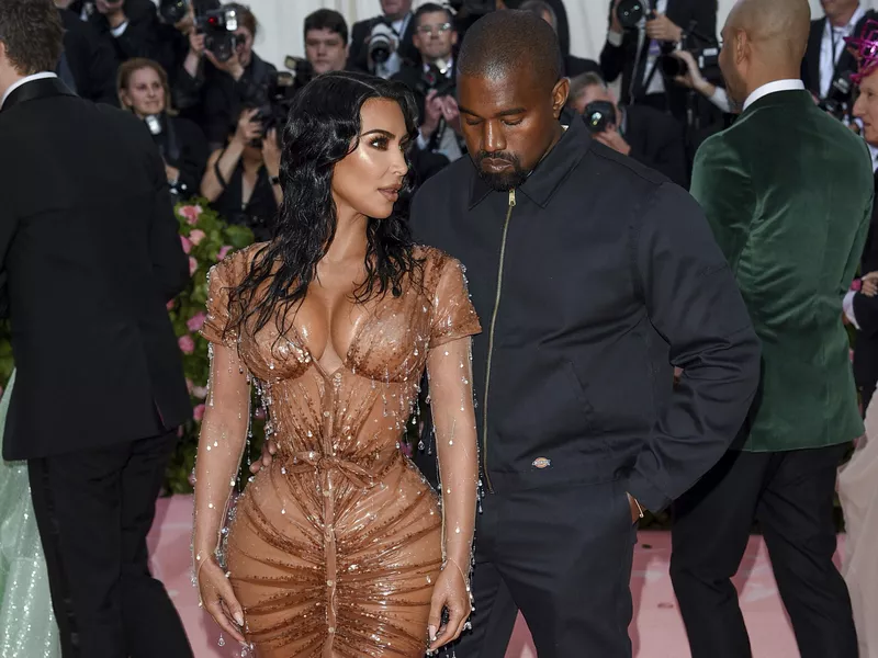 Kim Kardashian and Kanye West