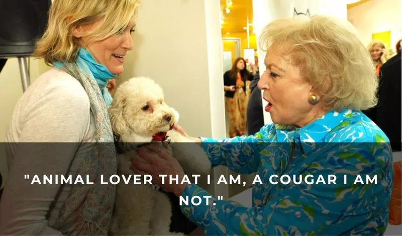 Betty White on being an animal lover