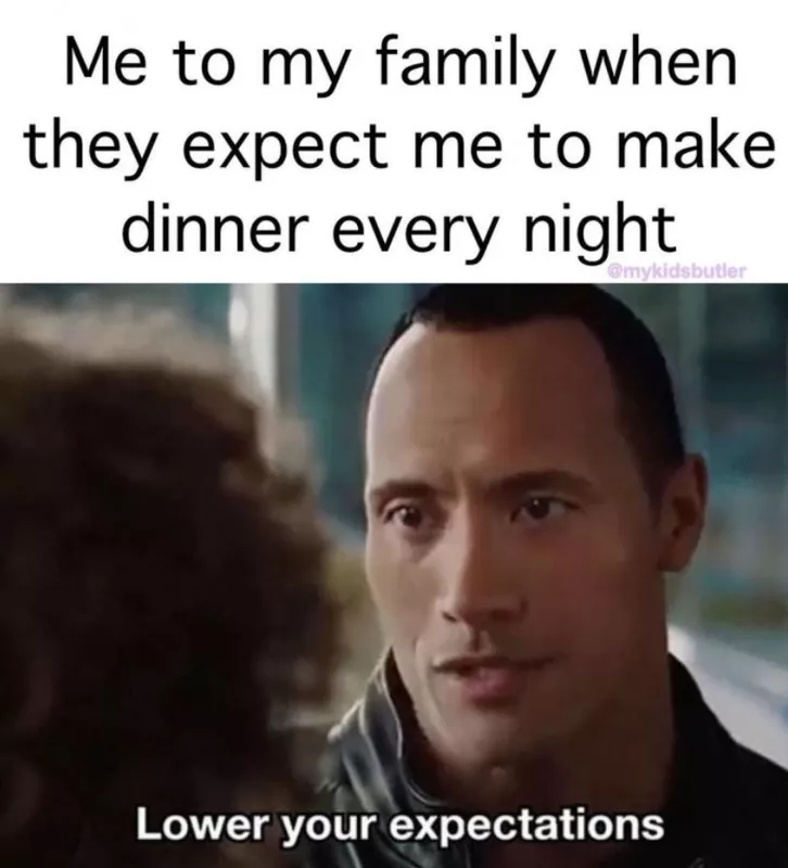 Family dinner meme