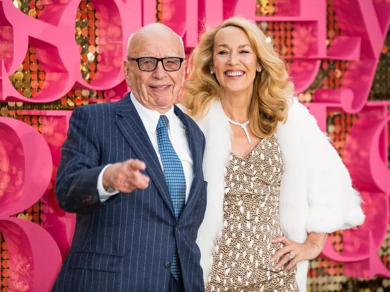 Rupert Murdoch, Jerry Hall