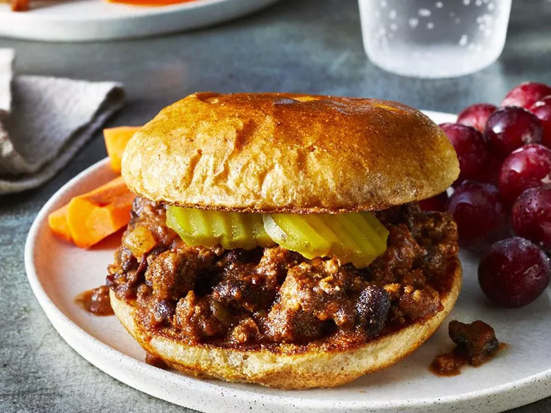 Beef and Bean Sloppy Joe