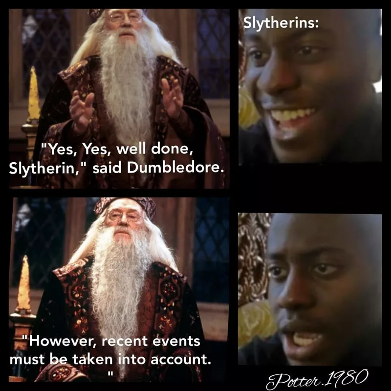 Funny Slytherin meme