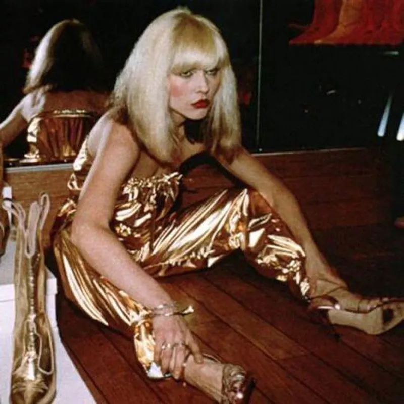 1970s shiny jumpsuit