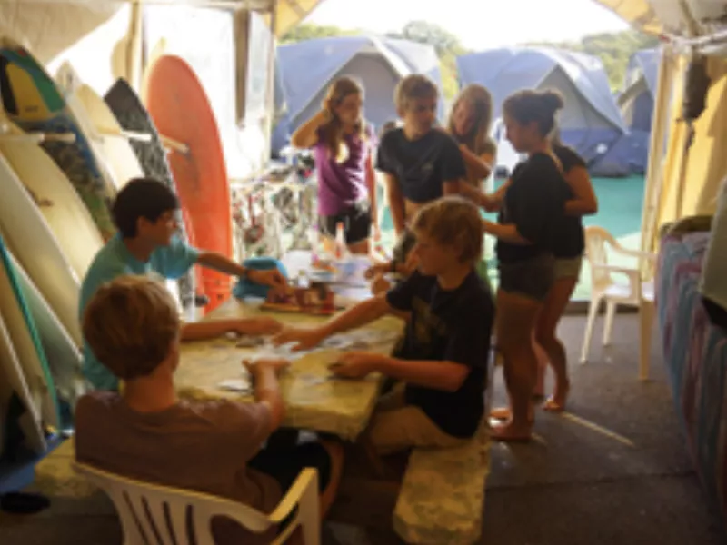 Surfing Camp, California style!