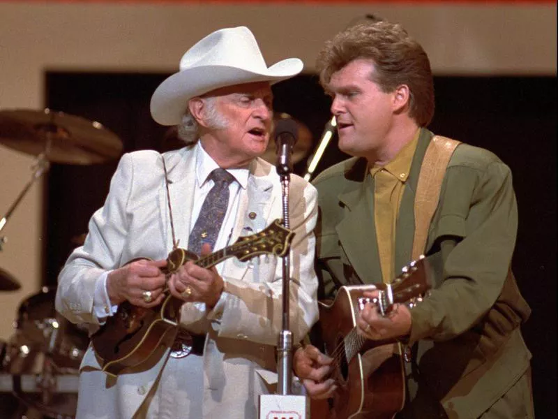 Bill Monroe and Ricky Skaggs