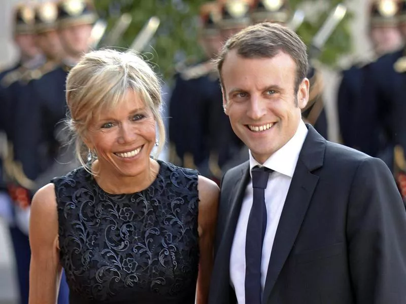 Emmanuel and Brigitte Macron