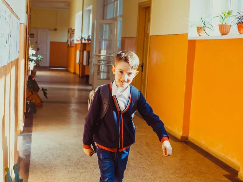 school hallway