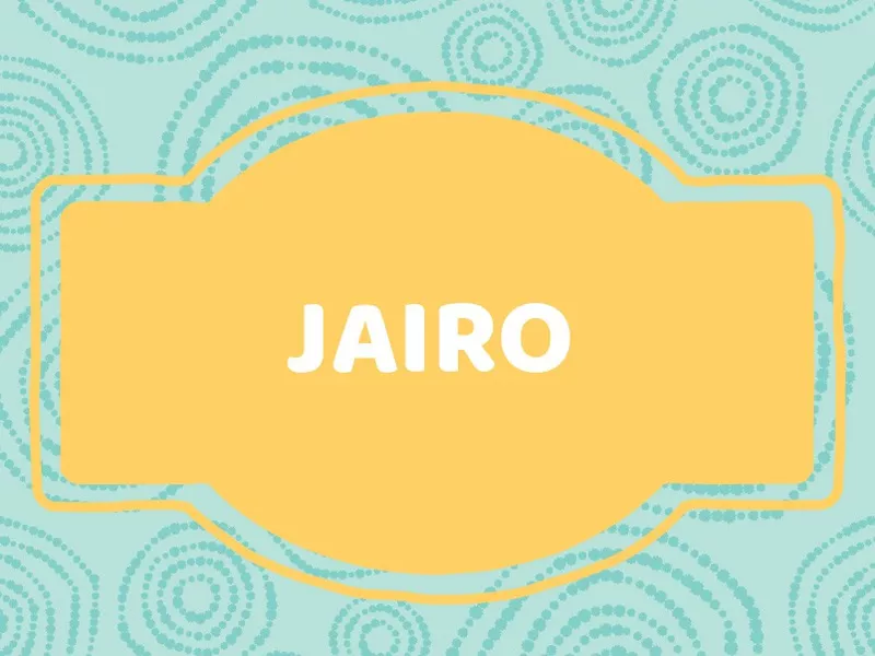 J Baby Names: Jairo