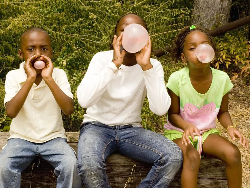 Bubble gum contest