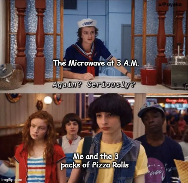 Stranger Things food meme