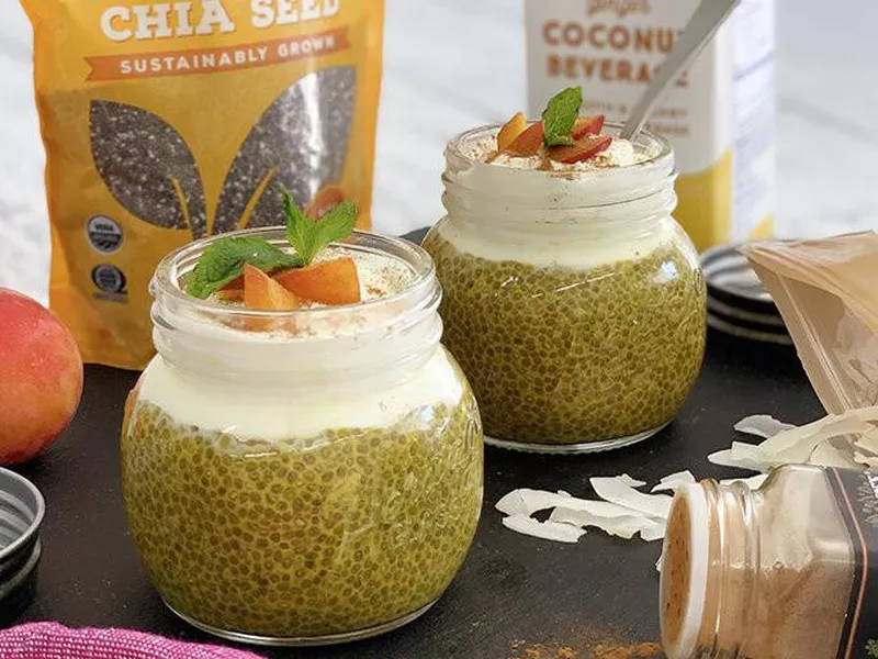 Golden Milk Coconut Chia Pudding