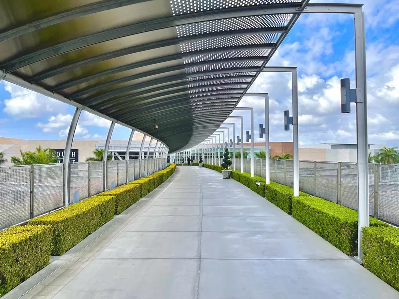 Walkway at South Coast Plaza