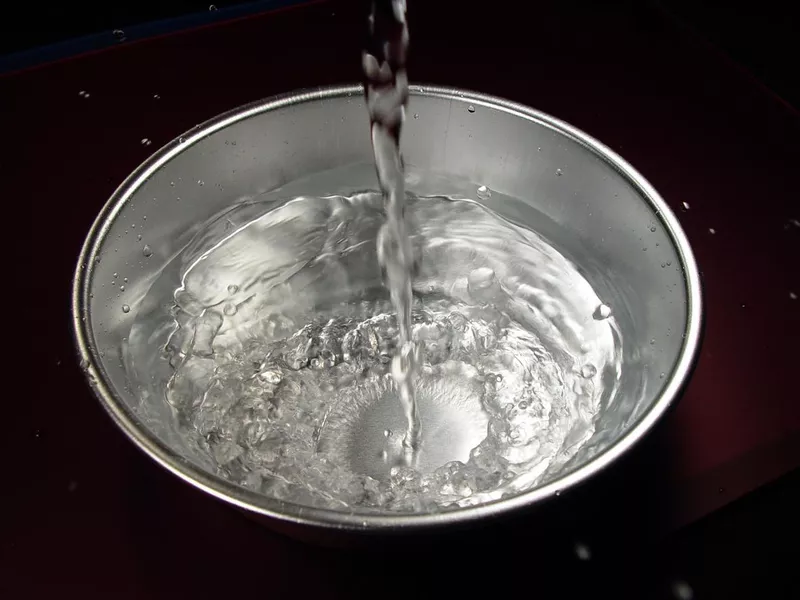 Pouring water