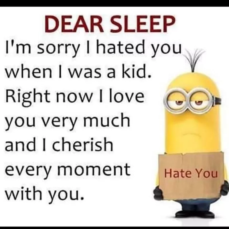 Sleep minion meme